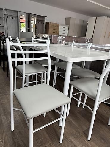 deco dcm48: Кухонный обеденный комплект: стол + стулья - Стол прямоугольный на — 2