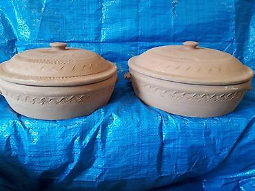 meljač za voce: Zemljana tepsiju 40cm. zemljana tepsiju 40cm artikla je nov, nikada — 1