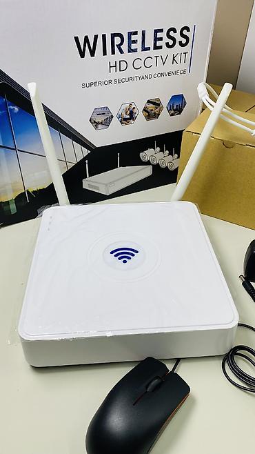 web camera: Комбо комплект видеонаблюдения — 4 беспроводные камеры + nvr +500 gb — 6