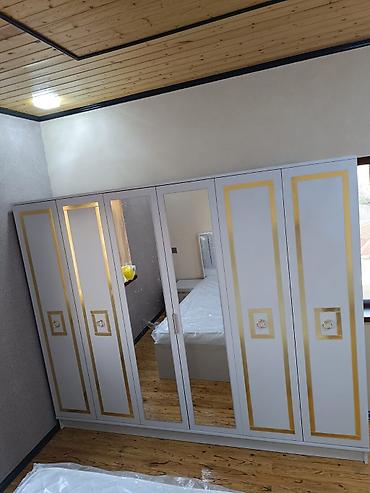 dolab ucuz: Yeni, 6 qapı, Güzgülü, Açılan, Düz dolab — 2