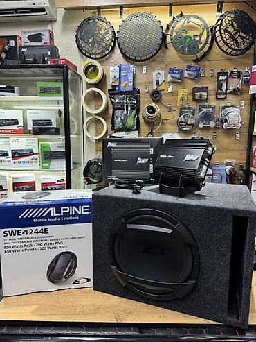 rush wave: Сабвуфер Alpine SWE-1244E + усилитель (комплект) - Сабвуфер Alpine — 3