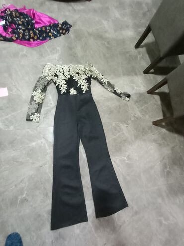 sako i pantalone kompleti zenski: S (EU 36), Cvetni, Jednobojni, bоја - Crna
