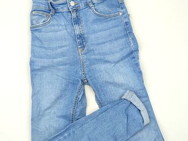 błękitne bluzki damskie: Jeans, Pull and Bear, XS (EU 34), condition - Good