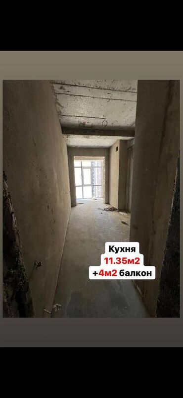 Продажа квартир: 3 комнаты, 105 м², Элитка, 6 этаж, ПСО (под самоотделку)