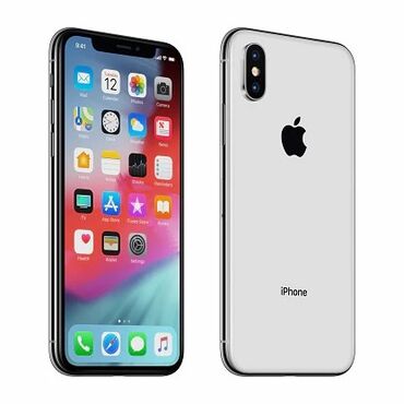 Apple iPhone: IPhone X, Б/у, 256 ГБ, Белый, Зарядное устройство, Чехол, 100 %