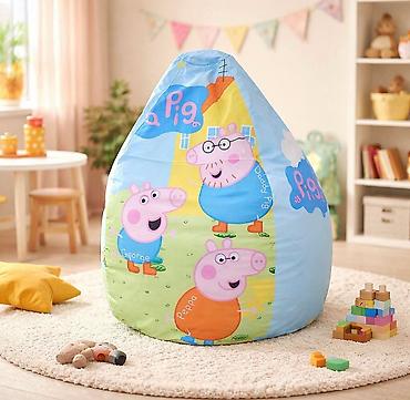 Fotelje: 💟🎉 Dečiji LAZY BAGOVI – omiljeni kutak za igru i odmor! 🎉💟 📏75 cm–do — 4