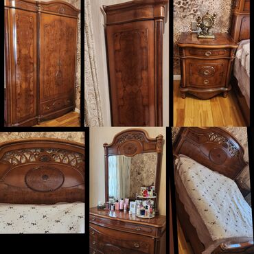 Yataq otağı dəstləri: Yataq Desti 750 azn satilir‼️taxtin matrasi var.dolab 3hisseden — 1