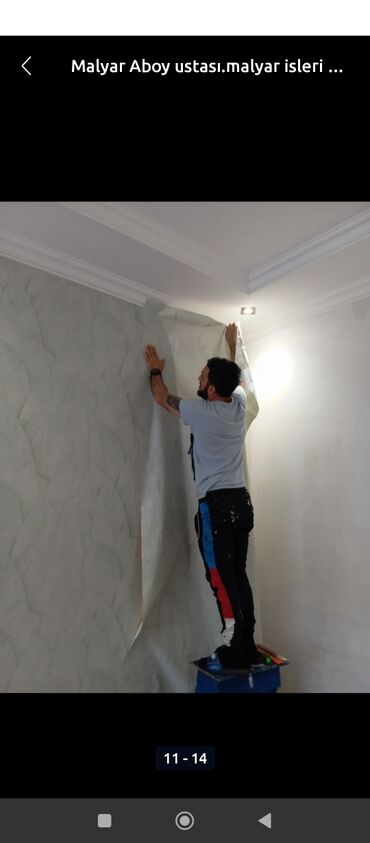 Malyar işləri: Aboy malyar ustası şpoklyovka paduqa emusiya laminat işleri görürük 2 — 5