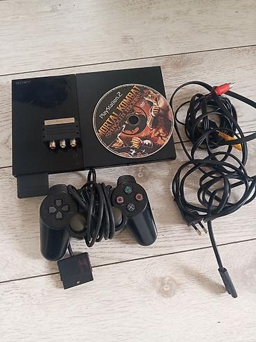 dvd: Sony PlayStation 2 Slim oyun konsolu dəsti с прошивкой принимает как — 2