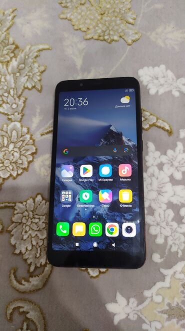 кондиционеры по оптовым ценам: Redmi, Redmi 7A, Колдонулган, 32 ГБ, түсү - Кызыл, 2 SIM