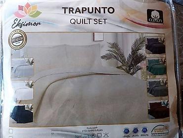 bacac diska: Fa, Set prekrivača za krevet – Trapunto Quilt Set, Cotex/Eksinor - — 2