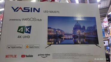 смарт приставка для телевизора: Телевизор Yasin 50 UD71 webos magic пульт smart Android Yasin