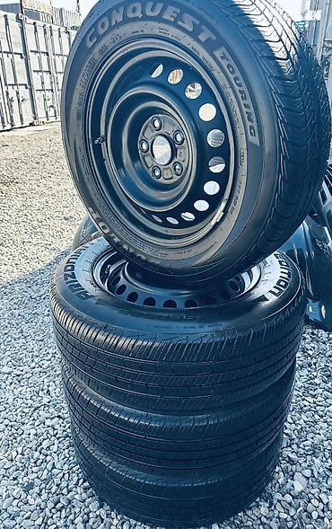 r16 5 114 3: 5х114.3 Комплект привозной диска с резиной лето протектор 75-80% — 1