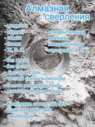 Установка вытяжек и вентиляции: Услуги по алмазному сверлению и бурению отверстий в стенах и — 14