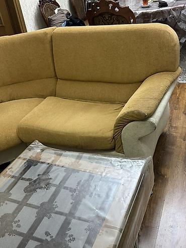 kunc divan: Künc divanı – yumşaq künc oturacaq dəsti - Forma: L-şəkilli, yüngül — 5