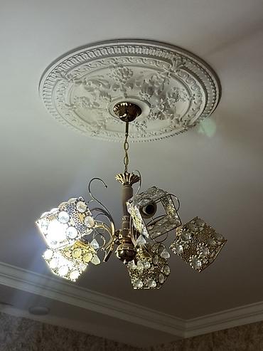 lyüstr: Çılçıraq, 5 lampa, Metal — 1
