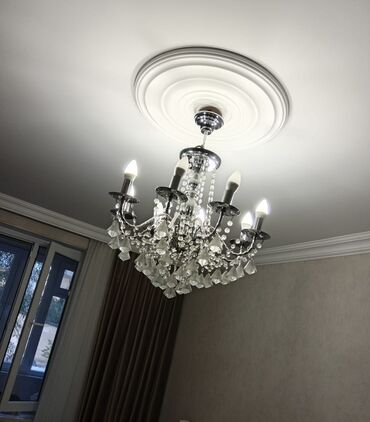 ваза для сладостей: Çılçıraq, 8 lampa, Metal