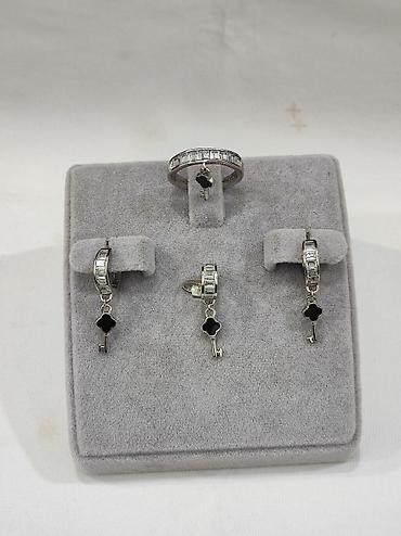 Серебряные наборы украшений: Серебряный Набор в стиле Ванклиф Серебро 925 пробы Дизайн Италия — 9