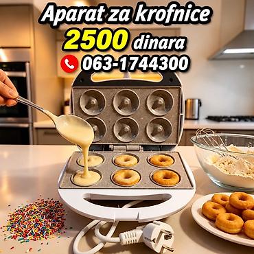 poklon za decka: Aparat za mini krofnice - Električni aparat sa kalupom za 7 mini — 1