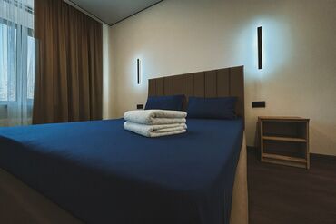 гостевой дом бишкек: 1 бөлмө, Душ кабинасы, Жаздык, жууркан-төшөк каптары, Кондиционер