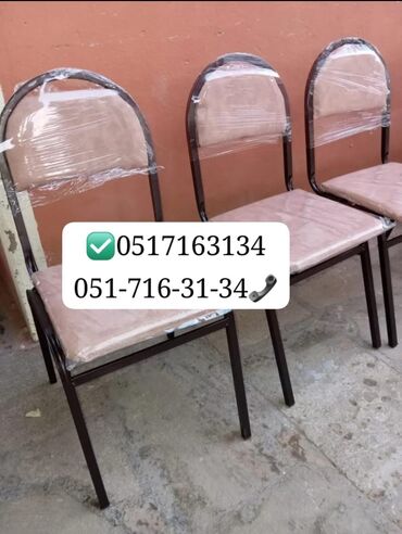 Bağ, çöl oturacaqları: Yeni, Sadə stul, Metal, Azərbaycan — 8