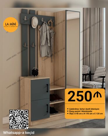 Divanlar: Yeni, Açılan, 1 qapı Düz dolab, Dəhliz dolabı, Azərbaycan