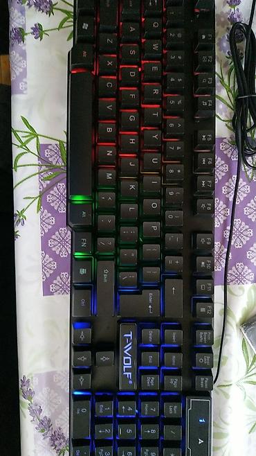 notebook bluetooth: T-WOLF T20 oyun klaviaturası - Tam ölçülü (nümerik bloklu) — 4