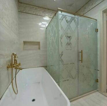 Duş kabinaları, arakəsmələr: Yeni Üstü açıq kabina, Ünvandan götürmə — 2