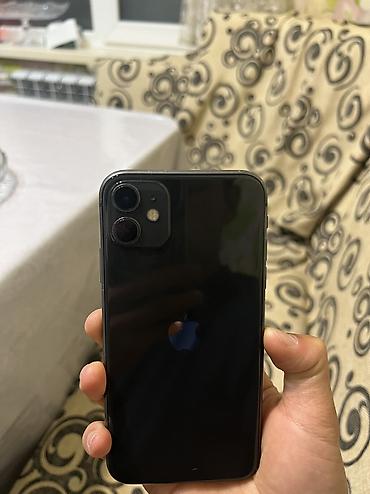Apple iPhone: IPhone 11, Б/у, 128 ГБ, Черный, Защитное стекло, Чехол, Коробка, 78 % — 2