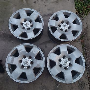 Диски: Литые Диски R 17 Toyota, Комплект, отверстий - 6, Б/у — 1