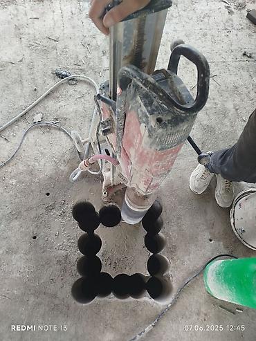 şəkili: Beton kəsimi və karot deşmə xidməti. Xidmətə beton döşəmə, divar və — 6