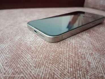 Apple iPhone: IPhone 15 Pro, Б/у, 128 ГБ, Natural Titanium, Защитное стекло, Чехол, Кабель, 99 %