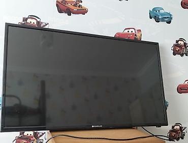 82 ekran televizorlar: Powerluxe LED televizor + peyk anten sistemi və rəqəmsal TV qutusu — 2