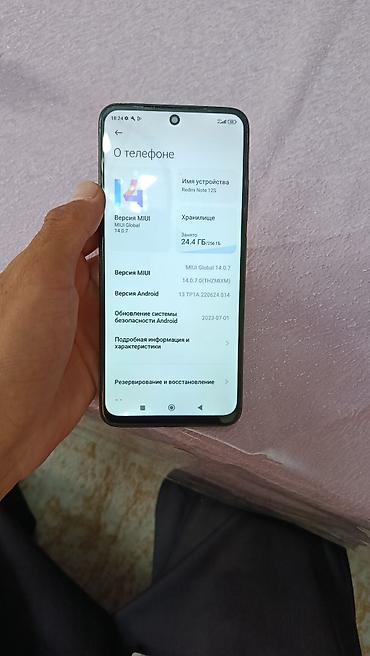 redmi 7s: Redmi, Redmi Note 12S, Б/у, 256 ГБ, цвет - Черный, 2 SIM — 2