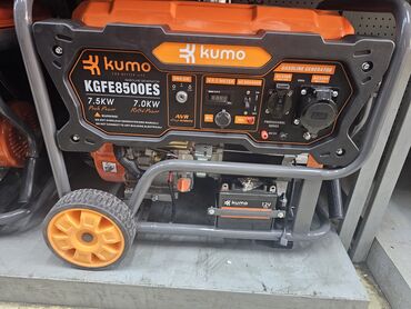 электрогенератор бензиновый: Бензиновый генератор Kumo KGFE8500ES - Максимальная мощность: 7.5 кВт