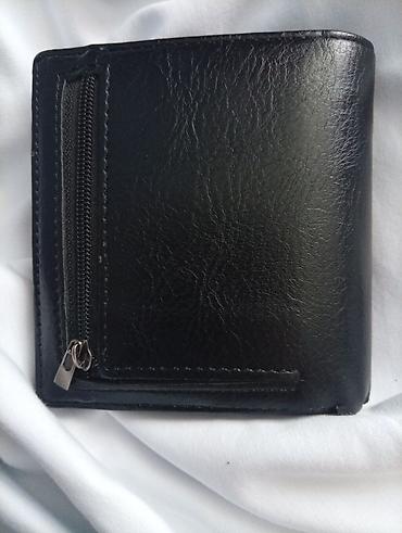 bos kisə: Qara rəngli kişi pulqabısı – CZ Collection - Material: hamar — 2