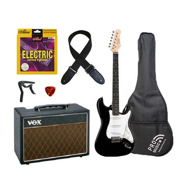 profil qiymetleri: Eko S-300 Black & Vox Dəsti ( Gitara Elektro gitara dəsti amp