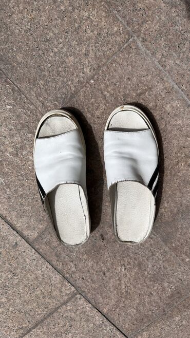 обувь columbia: Шлепанцы на платформе, натуральная кожа 38 размер 4
