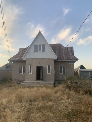 недостроенный двух этажный дом: Дом с мансардой и участком *Сатылат үй | Ак-Ордо 2, жилмассив* 📏