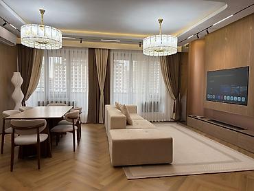 Продажа квартир: 3 комнаты, 115 м², Асанбай мкр Элитка, 9 этаж, Дизайнерский ремонт — 2