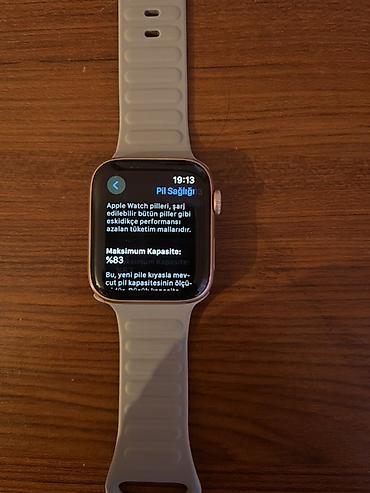 smart saat: İşlənmiş, Smart saat, Apple, Sensor ekran, rəng - Qızılı — 3