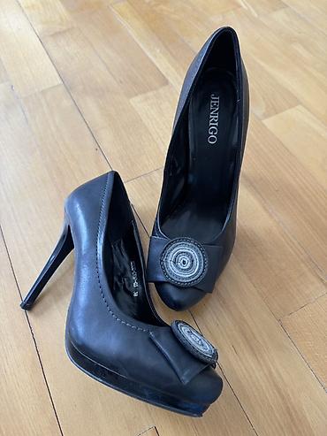 Tuflilər: JENRIGO qadın tumanları - Rəng: qara - Model: klassik pump, yumru — 2
