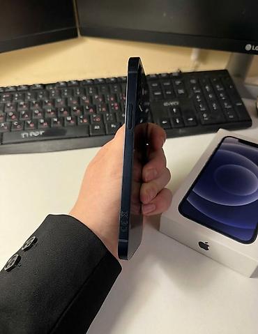 Мобильные телефоны: IPhone 12, Б/у, 64 ГБ, Black Titanium, Коробка, 80 % — 2