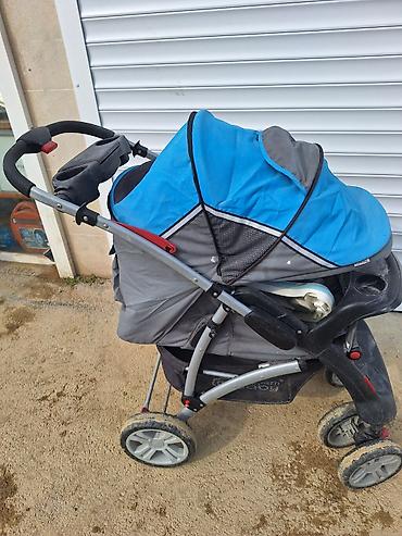 Uşaq arabaları: Uşaq arabası – “Modern Baby” brendi Xüsusiyyətlər: - Rəng: mavi–boz - — 3