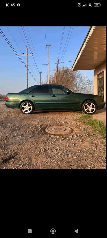 Mercedes-Benz: Mercedes-Benz E‑Class W210 sedan - Kuzov: yaşıl rəng, 4 qapı, klassik — 14