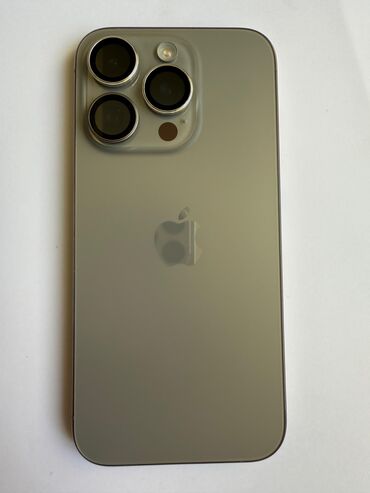 айфон копия: IPhone 15 Pro, Б/у, 512 ГБ, Natural Titanium, Чехол, Коробка, 89 %