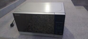 Mətbəx texnikası: Mikrodalğalı soba Sharp, Ayrıca dayanan, Mikrodalğalar ilə, rəng - Gümüşü, İşlənmiş