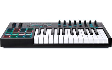 Akkordeonlar: Alesis V25 — kompakt MIDI klaviatura, 25 düymə, aftertouch dəstəyi
