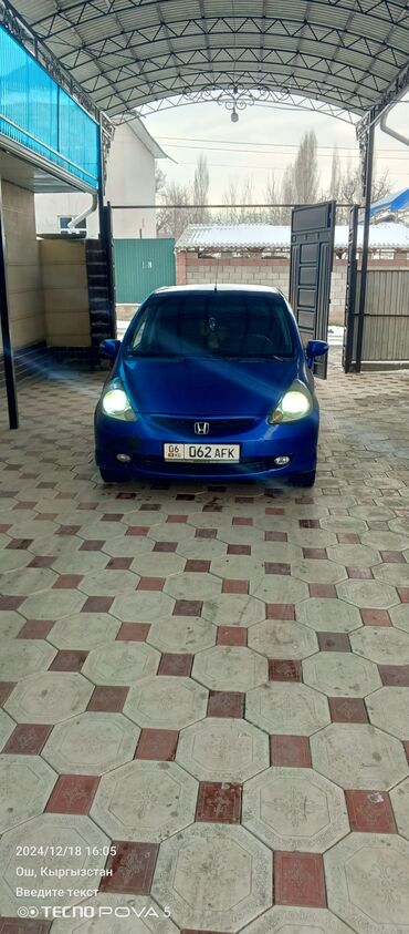 растаможка авто в кыргызстане: Honda Jazz: 2005 г., 1.4 л, Робот, Газ, Хэтчбэк