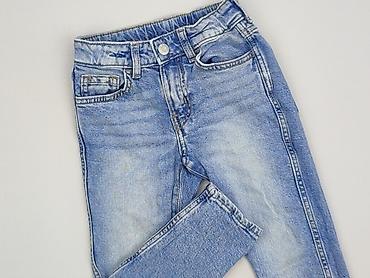 mk botki: Spodnie jeansowe, H&M, 3-4 lat, 104, stan - Bardzo dobry — 1